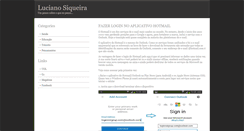 Desktop Screenshot of lucianosiqueira.com.br